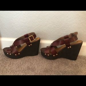 Platform sandals by Steve Madden